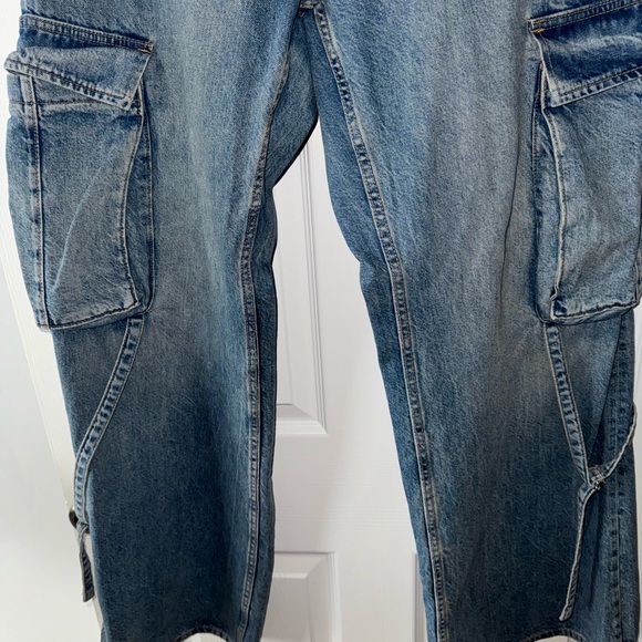 Blue Cargo Jeans - Picture 4 of 7